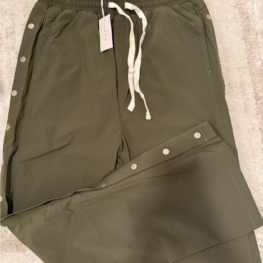 MNML Green pants  with Elastic Waistband
